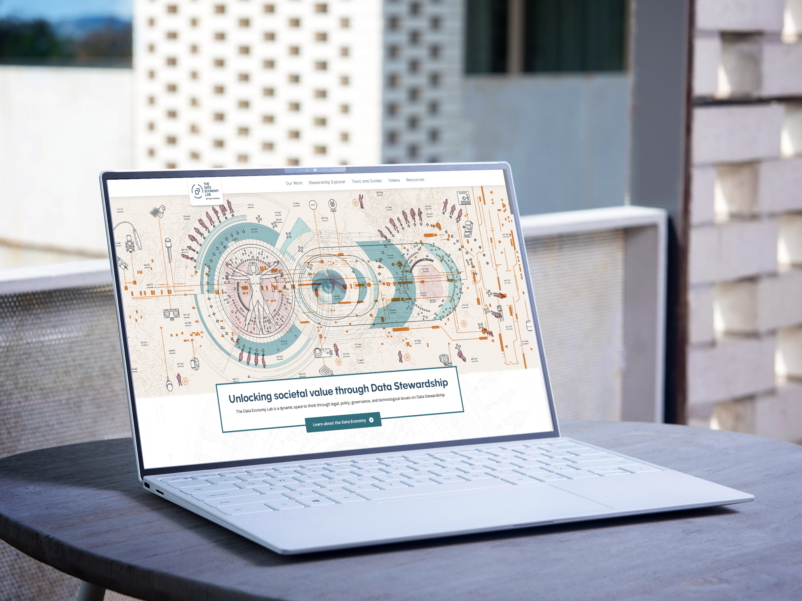 Data Economy Lab website screenshot